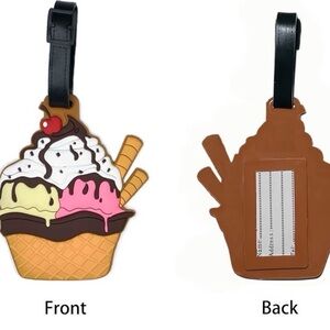 Luggage Tag with Candy Design Bundle of 3 tags